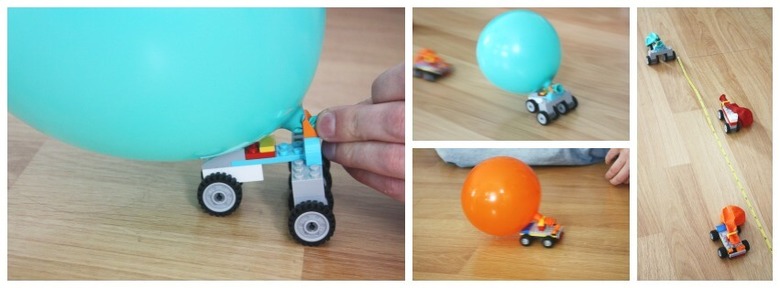 LEGO Brick Balloon Car Racer