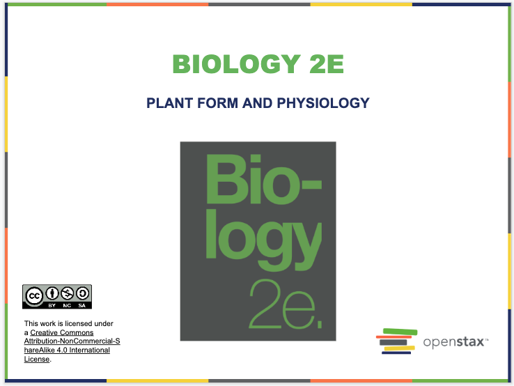 Plant Form and Physiology Resources