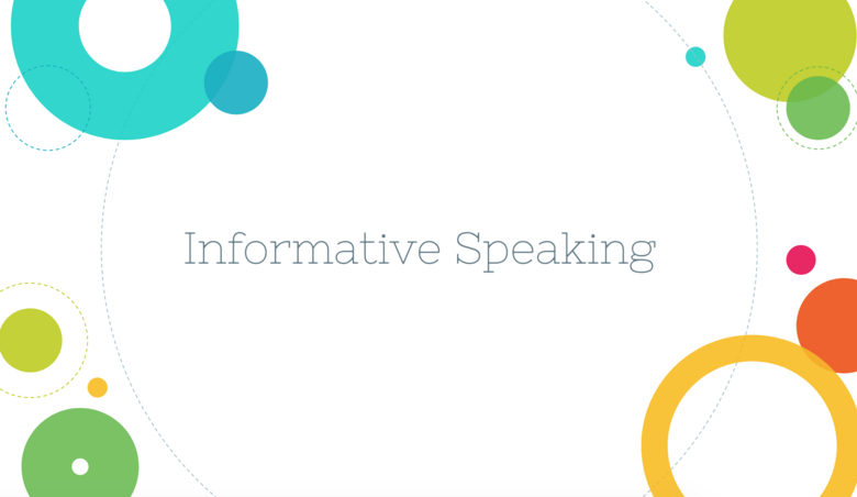 Informative Speaking Resources