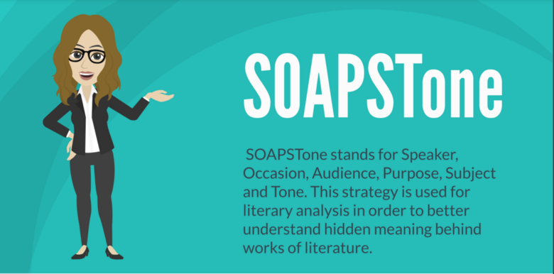 SOAPSTone Literature Analysis Video and Supports