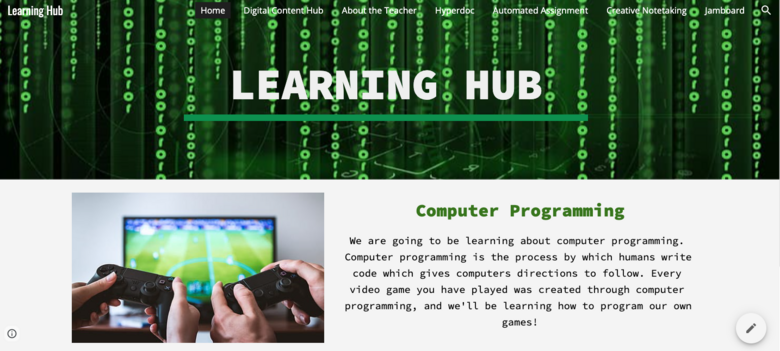 Computer Programming- 6th Grade