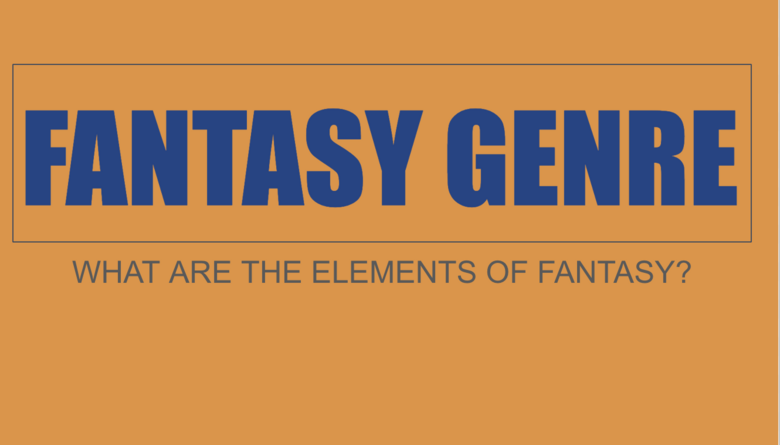 Fantasy Genre Lesson Plan