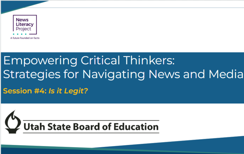 Session 4 - Empowering Critical Thinkers: Strategies for Navigating News and Media