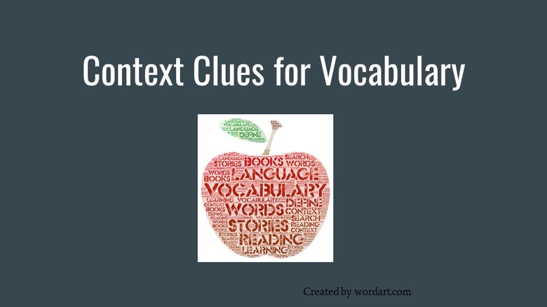 Context Clues for Vocabulary