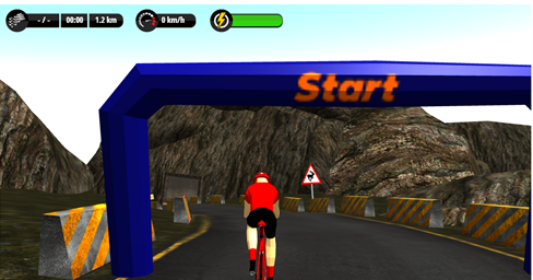 Public and Private Information Gamilab Bike Race Game