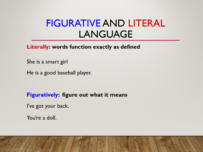 Figurative Language. - ppt download