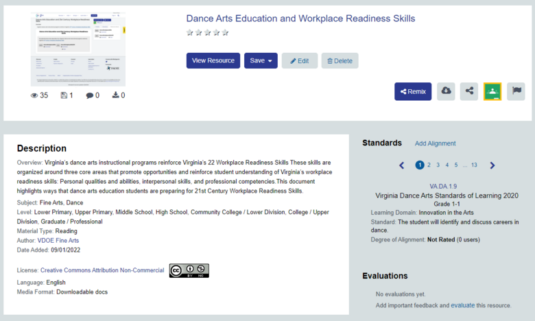 Dance Arts Education and Workplace Readiness Skills