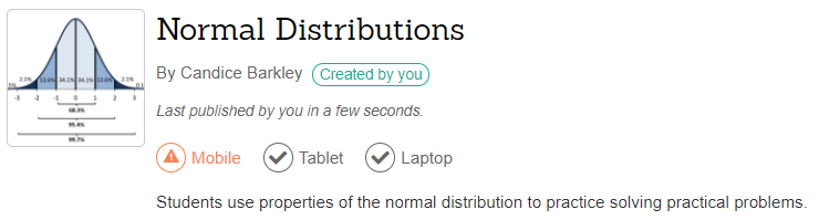 Normal Distributions