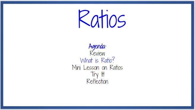 Ratios