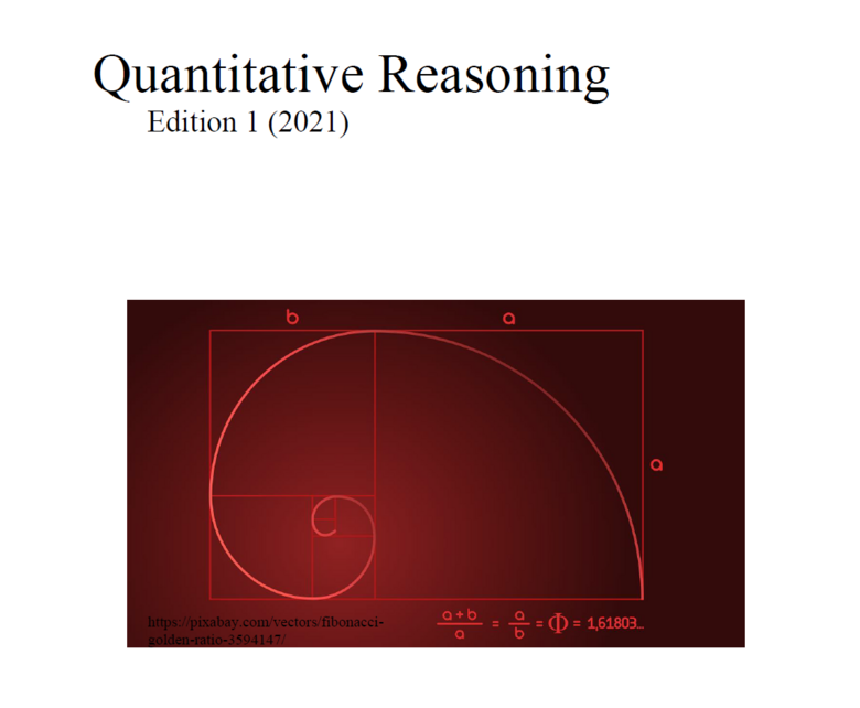 Quantitative Reasoning, Edition 1 (2021)