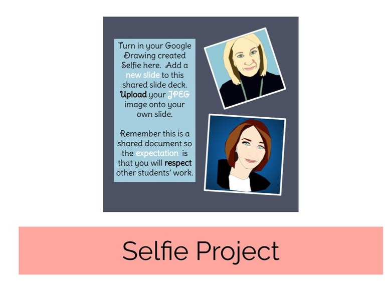 Create a Selfie in Google Drawings