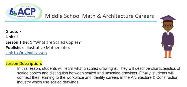 Career Readiness - Middle School Math & Architecture Careers