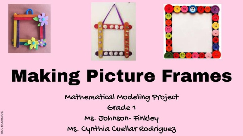 Math Modeling: Making Picture Frames