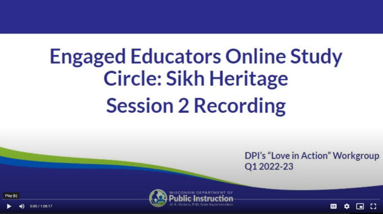 Sikh Heritage Online Study Circle: Session 2 Recording