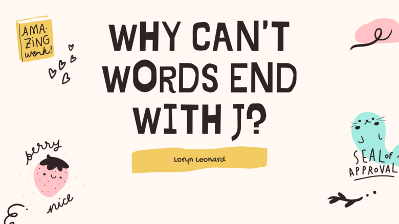 Why Can't Words End With J? A Phonics Lesson on -dge