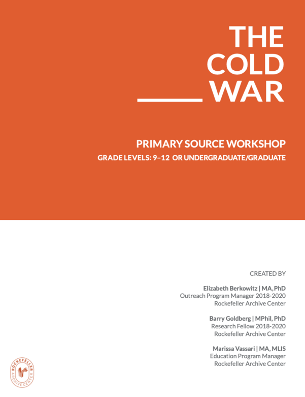 The Cold War: Primary Source Workshop