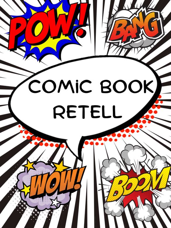 Creating a Comic Book Retell using Book Creator