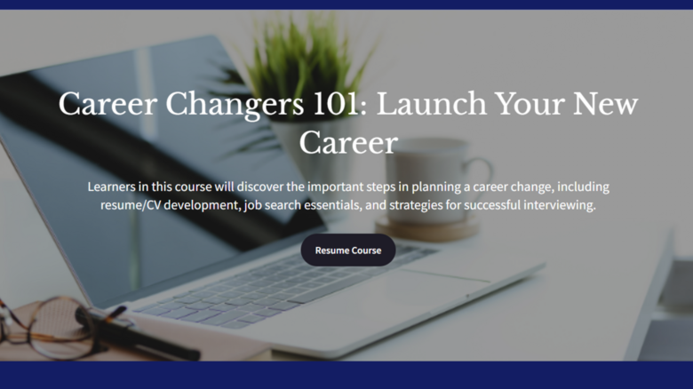 Career Changers 101 Unit One