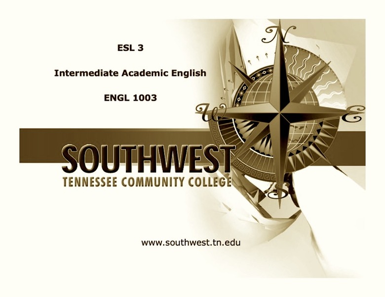 ESL 3 (High Intermediate Academic English) Class Introductions