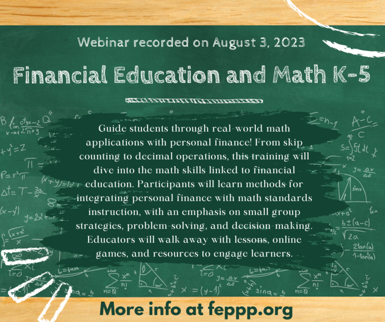 Financial Education and Math K-5
