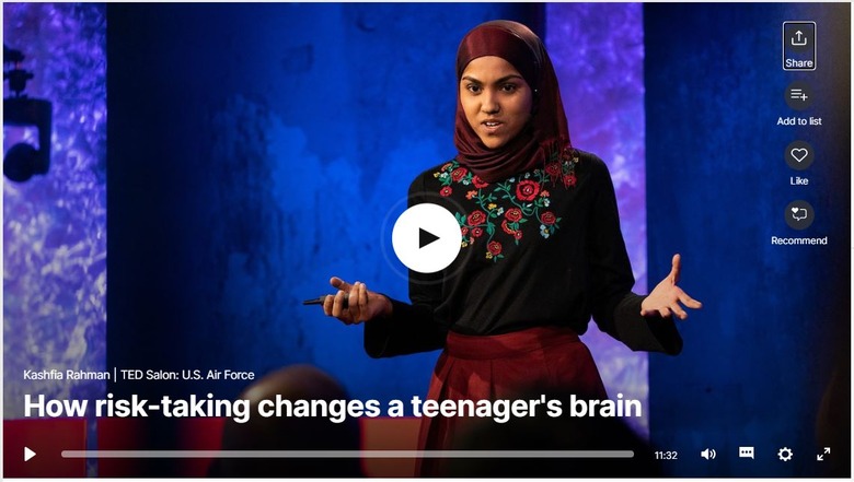 How does risk-taking change a teenager's brain.