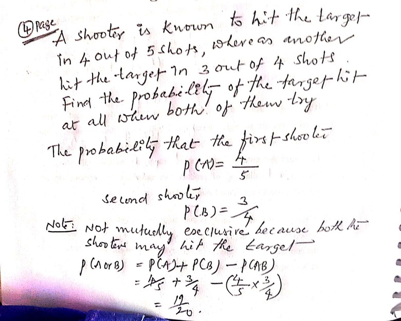 Small practice problem on Probability