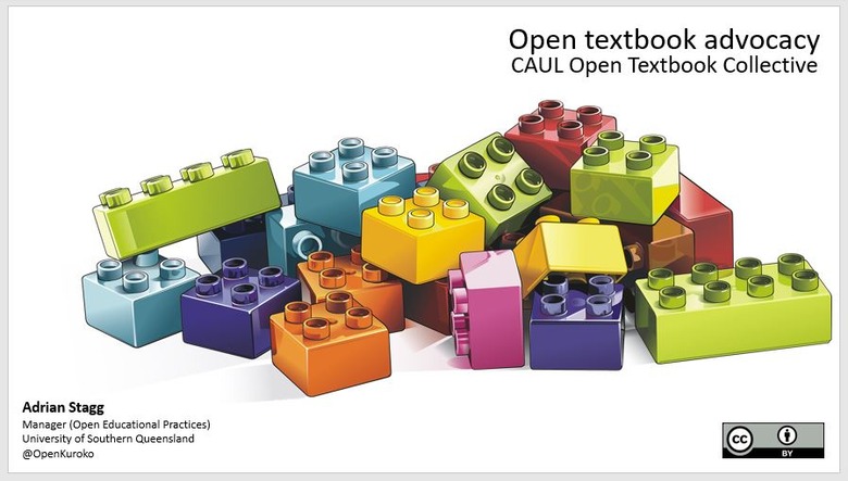 Advocacy for OER and Open Textbooks