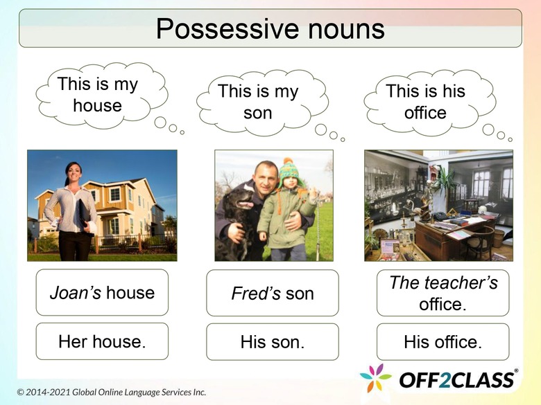 Possessive Nouns – Free ESL Lesson Plan