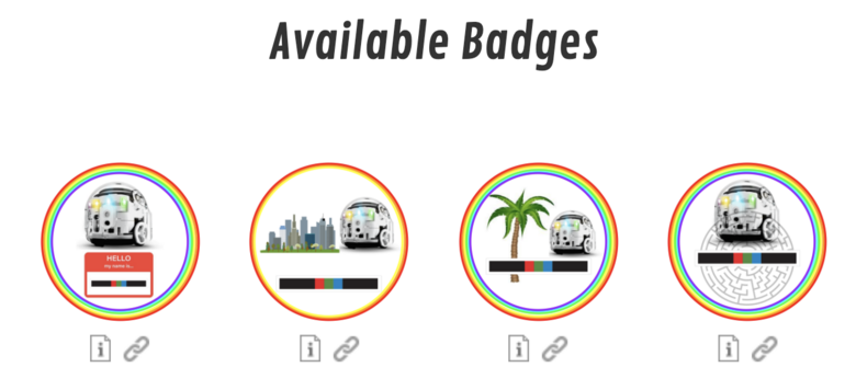 Ozobot Exploration Badges