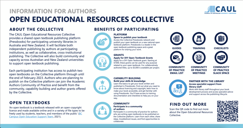Author flyer - OER Collective