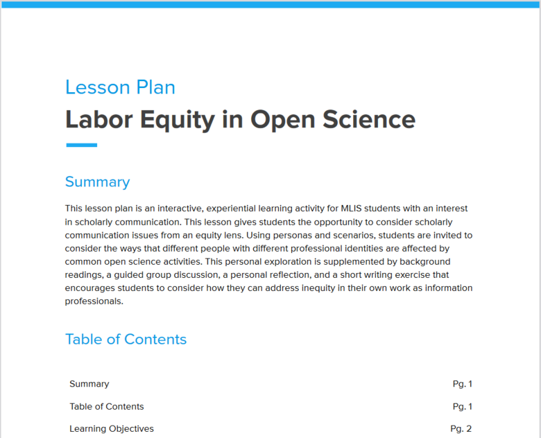 Labor Equity in Open Science