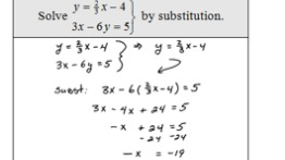 Substitution