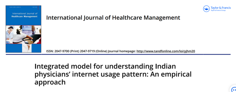 Integrated model for understanding Indian physicians’ internet usage pattern