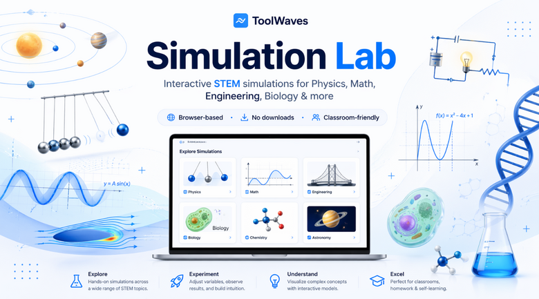 Interactive STEM Simulation Lab: 19+ High-Performance Science ...