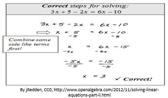 Variables on Both Sides of an Equation