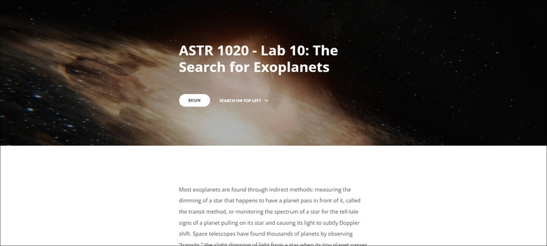 ASTR 1020 - Lab 10: The Search for Exoplanets