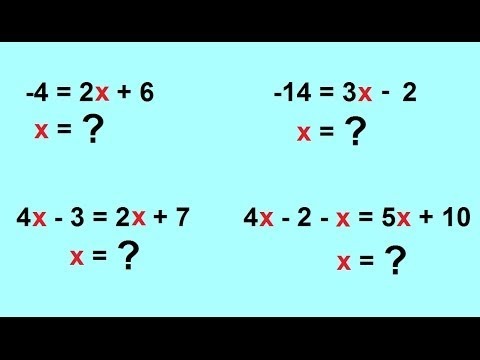 Solving a Linear Equation in One Variable