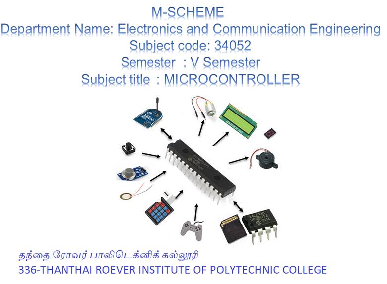 MICRO CONTROLLER  8051 for Diploma Students