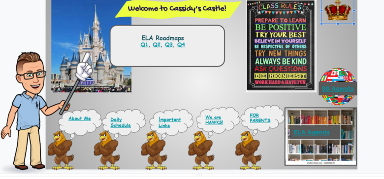 Cassidy's Castle Landing Page