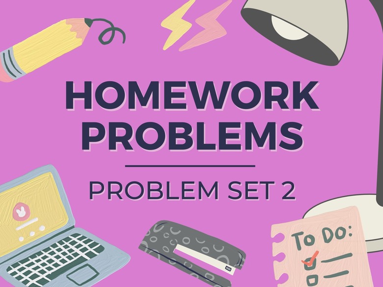 Homework Problems