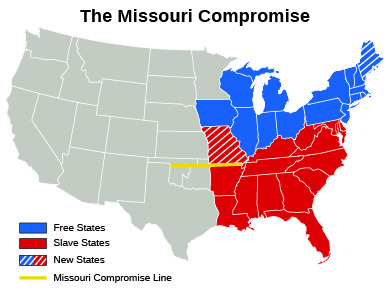 three fifths compromise map