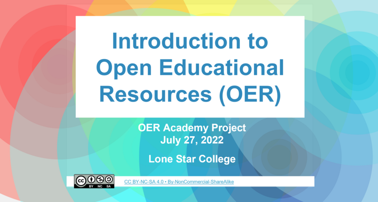 Intro to OER for Faculty