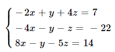 College Algebra - Systems on Equations in Three Variables